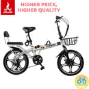 Phoenix🚴♀️Folding Bike Spot Road Bikes Ready Stockfolding Bicycles, Women''s Lightweight Portable