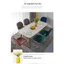 Nordic Dining Light Luxury Home Velvet Fabric Makeup Shell Back Desk Chair