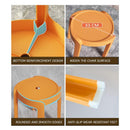 ćBuy 3 Get 1 FreećSimple Plastic Stool Japanese Style Dining Stool Living Room Use | Dining Stools/