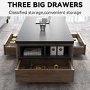 HQ Multifunctional Folding Dining Table With Chair Small Apartment Dining Table Nordic Living Room