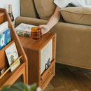 GC Rattan Bedside Table Modern Simple Bedside Cabinet Nordic Solid Wood Integrated Small Bedroom