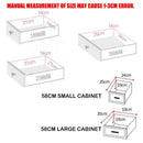 Cabinet Plastic Drawer Cabinet Household Multifunctional Storage Cabinet Gray White Movable Toy