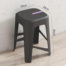 ćBuy 3 Get 1 FreećSimple Plastic Stackable Stools Living Room Use | Dining Chair/dining Stool |