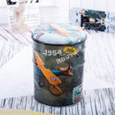 Dining Vintage Industrial Wind Chair Iron Bucket European Bar Change Shoe To Collect Storage Stool