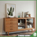 YSHF Kitchen Storage Cabinet Wood Modern Living Nordic Dining Solid Cupboard Room Simple Light