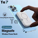 Ya7 Magnetic Wireless Power Bank - 10000mAh Battery Pack Powerbank Charger For IPhone 14/13/12