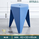 ćBUY 3 GET 1 FREEćStackable Small Stool Durable Solid Color Plastic Stool Thickened Dining Chair
