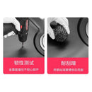 Kitchen Sink Single Basin 304 Stainless Steel Thickened Dishwashing Sink Multifunctional Black Nano