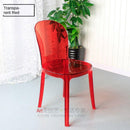 Transparent Chair European Acrylic Casual Creative Soft Bag Dining Chair Simple Personality Plastic