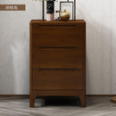 Narrow All Solid Wood Three-drawer Nordic Bedroom Super Mini 35/45cm Table Simple Modern Bedside