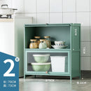 (EIYI) Kitchen Storage Cabinet Floor Multi-storey Cupboard Living Room Balcony Shelf With Door
