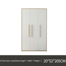 Nordic Wardrobe Simple Modern Economy Assembly Two-door Board Simple Custom Small Bedroom Wardrobe
