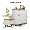 Shoe Rack Nordic Tipping Bucket Household Entrance Large Capacity Storage Porch Cabinet Indoor