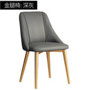 ăFree ShippingăDining Chair Waterproof Leather Nordic Chair Makeup Chair Home Back Stool