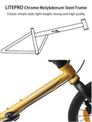 Litepro 9-speed Foldable Bicycle 16inch Adult Folding Bike With Variable Speed Road Bike Cycling