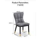 ăFree ShippingăLight Luxury Dining Chair Modern Simple Home Nordic Style Restaurant Hotel Stool