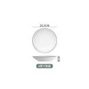 Bowls Plates Spoons Tableware Soup Simple Blue Lines Nordic Dishes Wholesale Household Ceramic