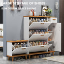 Shoe Rack Nordic Tipping Bucket Household Entrance Large Capacity Storage Porch Cabinet Indoor