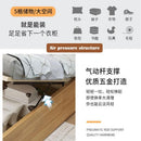 YICHANG Solid Wood Bed Nordi Master Bedroom 1.8m Double Bed Small House Type 1.2m Modern Simple 1.5m