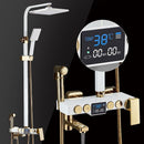Bathroom Faucet Shower Set Digital Shower Faucet Intelligent Display Shower System Hot and Cold Bath