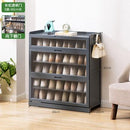 Shoe Cabinet Home Black Gray Shoe Cabinet 2022 New Flip Door Shoe Rack Cabinet