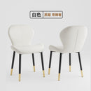 Dining Chair Waterproof Pu/Leather Dining Chair Living Room Leisure Chair Modern Backrest Chair