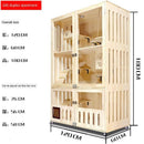 Wood Four Solid Seasons Universal Closed Luxury Apartment House Household Cat Cabinet