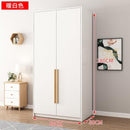 Wardrobe 2/3/4 Door Wardrobe Bedroom Light Luxury Nordic Style Wooden Wardrobe Storage Open Wardrobe