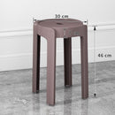 ćBuy 3 Get 1 FreećSimple Plastic Stool Japanese Style Dining Stool Living Room Use | Dining Stools/