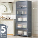 GUJIA Kitchen Cabinet Storage Cabinet Multi-layer Floor Shelf Multifunctional Cupboard Cabinet