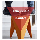 ćBUY 3 GET 1 FREEćStackable Small Stool Durable Solid Color Plastic Stool Thickened Dining Chair