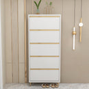 YONGQI Light Luxury Shoe Cabinet Ultra-thin Tipping Shoe Cabinet Simple Five-layer Large-capacity