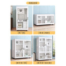Solid Cat Cage Villa Wood Cat Cage Hold Luxury Villa Three Storey Super Large Nest Free Space