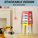 ćBuy 3 Get 1 FreećPlastic Stackable Stool Household Thickened Dining Stool Simple Square Stool