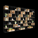 Bookshelf Nordic Iron Floor Living Room Bookcase Simple Multi-layer Storage Display Rack