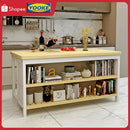YOOKE Kitchen Cutting Table Can Be Customized Pine Wood Center Island Table Cooking Kitchenware
