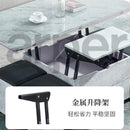 Arper Foldable Coffee Table Marble Blister Folding Tempered Glass Side Table Household Folding