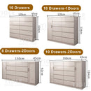 All Solid Wood Simple Modern Drawer Locker Living Room Bedroom Storage Cabinet Chest of Drawers