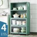 (EIYI) Kitchen Storage Cabinet Floor Multi-storey Cupboard Living Room Balcony Shelf With Door