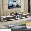 Side A Few Simple European-style Coffee Table Tv Cabinet Combination Of Nordic Solid Wood Rounded