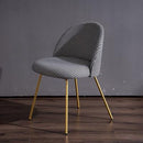 PU/Flannel/Fabric Dining Chair Net Red Chair Home Makeup Chair Bedroom Leisure Chair Nail Art Stool