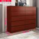 All Solid Wood Simple Modern Drawer Locker Living Room Bedroom Storage Cabinet Chest of Drawers