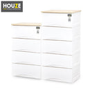 🍀sn🍀houze - 4 / 5 Tier Wooden Top Cabinet ( 60.5l x 48w x 103/128h )cm