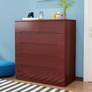 ⭐ Goods In Stock ⭐ Nordic Style Drawer Cabinet Simple Modern Bedroom Storage Drawer Cabinet Solid