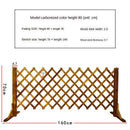 Outdoor Anticorrosive Wooden Fence Guardrail Telescopic Indoor Flower Garden Courtyard Decoration
