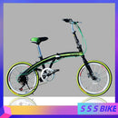 U8 Foldable Bicycle 20-inch Disc Brake 7 Speed Variable Speed High Carbon Steel Frame Student Adult