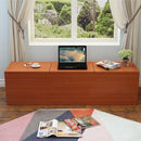 Top-turning Door Window Cabinet Floor Cabinet Corner Low Wood Cabinet Window Cabinet Solid Wood