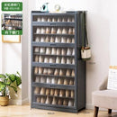 Shoe Cabinet Home Black Gray Shoe Cabinet 2022 New Flip Door Shoe Rack Cabinet