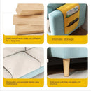 YOOKE Fabric Sofa Nordic Small Apartment Simple Sofa Small Living Room Double Sofa 2 Seaters 3