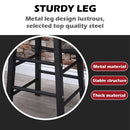 High Chair Bar Stool Minimalist Fashion Creative Steel Wood Thickened Dining Chair(70cm)